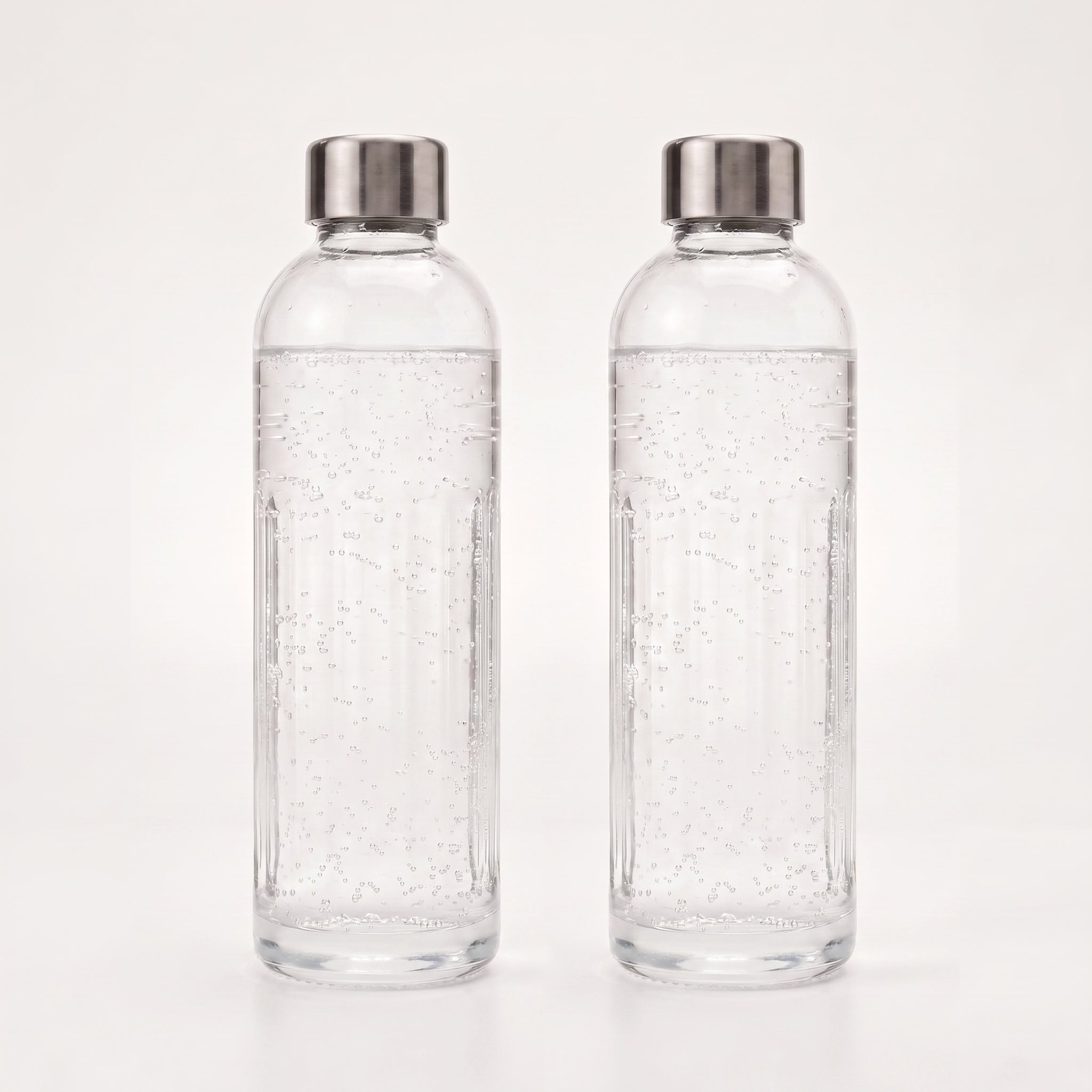 Bouteille d'eau en verre 1L (Lot de 2)